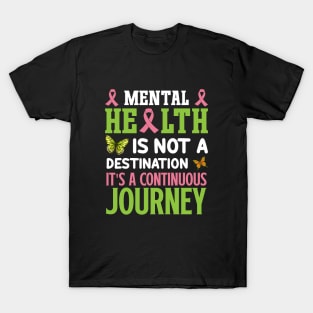 Mental Health Matters End The Stigma Psychology Therapy T-Shirt